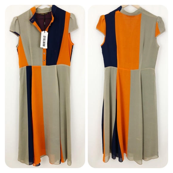 stylwe Dresses & Skirts - 🧤Stylewe NWT Midi Color Block Dress |H16